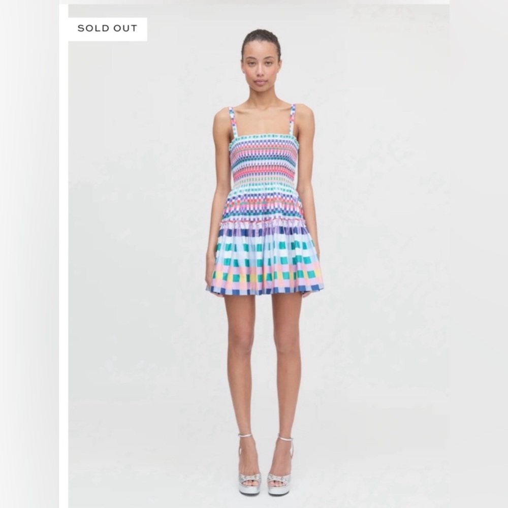 Hill House Home Seraphina Dress – Multi Gingham | Medium | NWT - Picture 3 of 14